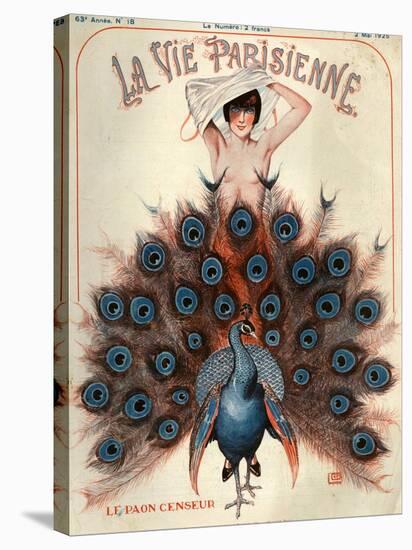 1920s France La Vie Parisienne Magazine Cover-null-Stretched Canvas