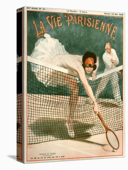 1920s France La Vie Parisienne Magazine Cover-null-Stretched Canvas