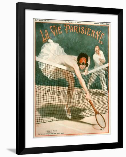 1920s France La Vie Parisienne Magazine Cover-null-Framed Giclee Print