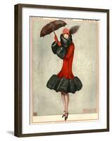 1920s France La Vie Parisienne Magazine Cover-null-Framed Giclee Print