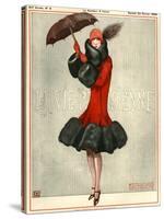 1920s France La Vie Parisienne Magazine Cover-null-Stretched Canvas