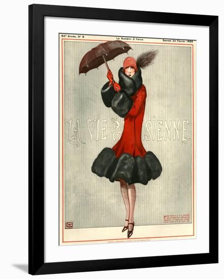 1920s France La Vie Parisienne Magazine Cover-null-Framed Giclee Print