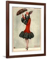 1920s France La Vie Parisienne Magazine Cover-null-Framed Giclee Print