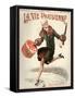 1920s France La Vie Parisienne Magazine Cover-null-Framed Stretched Canvas