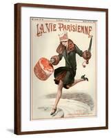 1920s France La Vie Parisienne Magazine Cover-null-Framed Giclee Print