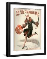 1920s France La Vie Parisienne Magazine Cover-null-Framed Giclee Print