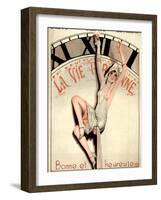 1920s France La Vie Parisienne Magazine Cover-null-Framed Giclee Print