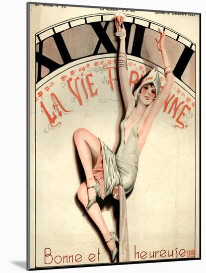 1920s France La Vie Parisienne Magazine Cover-null-Mounted Giclee Print