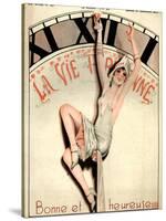 1920s France La Vie Parisienne Magazine Cover-null-Stretched Canvas