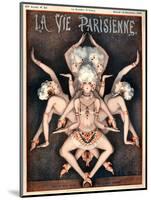 1920s France La Vie Parisienne Magazine Cover-null-Mounted Giclee Print