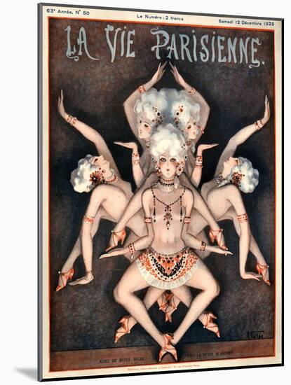 1920s France La Vie Parisienne Magazine Cover-null-Mounted Giclee Print