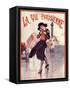 1920s France La Vie Parisienne Magazine Cover-null-Framed Stretched Canvas