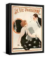 1920s France La Vie Parisienne Magazine Cover-null-Framed Stretched Canvas