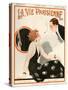 1920s France La Vie Parisienne Magazine Cover-null-Stretched Canvas