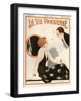 1920s France La Vie Parisienne Magazine Cover-null-Framed Giclee Print