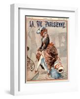 1920s France La Vie Parisienne Magazine Cover-null-Framed Giclee Print