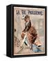 1920s France La Vie Parisienne Magazine Cover-null-Framed Stretched Canvas