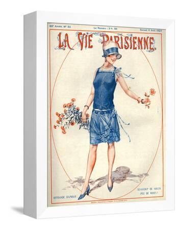 1920s France La Vie Parisienne Magazine Cover' Giclee Print AllPosters.com