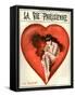 1920s France La Vie Parisienne Magazine Cover-null-Framed Stretched Canvas