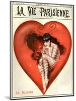 1920s France La Vie Parisienne Magazine Cover-null-Mounted Giclee Print