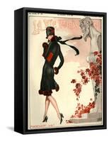 1920s France La Vie Parisienne Magazine Cover-null-Framed Stretched Canvas