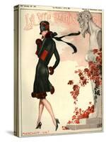 1920s France La Vie Parisienne Magazine Cover-null-Stretched Canvas