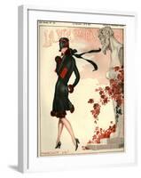 1920s France La Vie Parisienne Magazine Cover-null-Framed Giclee Print