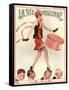 1920s France La Vie Parisienne Magazine Cover-null-Framed Stretched Canvas