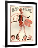 1920s France La Vie Parisienne Magazine Cover-null-Framed Giclee Print