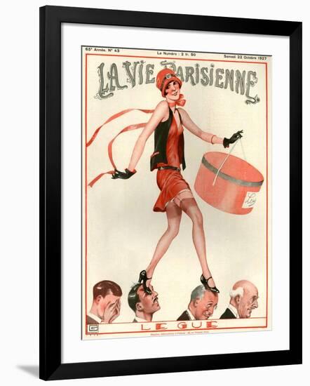 1920s France La Vie Parisienne Magazine Cover-null-Framed Giclee Print