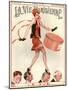 1920s France La Vie Parisienne Magazine Cover-null-Mounted Giclee Print