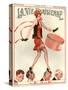 1920s France La Vie Parisienne Magazine Cover-null-Stretched Canvas