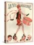 1920s France La Vie Parisienne Magazine Cover-null-Stretched Canvas