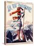 1920s France La Vie Parisienne Magazine Cover-null-Stretched Canvas