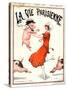 1920s France La Vie Parisienne Magazine Cover-null-Stretched Canvas