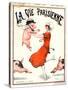 1920s France La Vie Parisienne Magazine Cover-null-Stretched Canvas