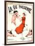 1920s France La Vie Parisienne Magazine Cover-null-Framed Premium Giclee Print