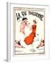 1920s France La Vie Parisienne Magazine Cover-null-Framed Giclee Print