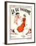 1920s France La Vie Parisienne Magazine Cover-null-Framed Giclee Print