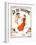 1920s France La Vie Parisienne Magazine Cover-null-Framed Giclee Print