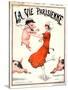 1920s France La Vie Parisienne Magazine Cover-null-Stretched Canvas