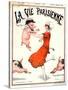 1920s France La Vie Parisienne Magazine Cover-null-Stretched Canvas