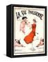 1920s France La Vie Parisienne Magazine Cover-null-Framed Stretched Canvas