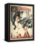 1920s France La Vie Parisienne Magazine Cover-null-Framed Stretched Canvas