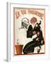 1920s France La Vie Parisienne Magazine Cover-null-Framed Giclee Print