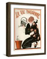 1920s France La Vie Parisienne Magazine Cover-null-Framed Giclee Print