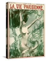 1920s France La Vie Parisienne Magazine Cover-null-Stretched Canvas