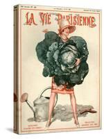 1920s France La Vie Parisienne Magazine Cover-null-Stretched Canvas