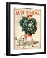 1920s France La Vie Parisienne Magazine Cover-null-Framed Giclee Print