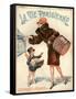 1920s France La Vie Parisienne Magazine Cover-null-Framed Stretched Canvas